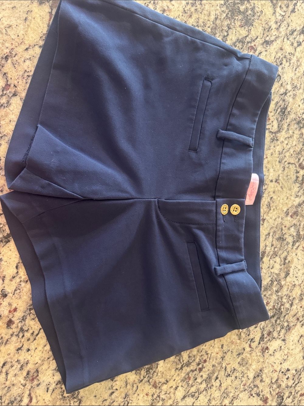 Lilly Pulitzer navy Sarissa Dress Shorts